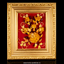 Панно янтарное "Цветы", фотография 1. Интернет-магазин ЛАВКА ПОДАРКОВ