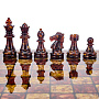 Шахматы с инкрустацией и фигурами из янтаря "Камелот" 45х45 см, фотография 3. Интернет-магазин ЛАВКА ПОДАРКОВ