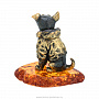 Статуэтка с янтарем "Собака Шарик", фотография 4. Интернет-магазин ЛАВКА ПОДАРКОВ