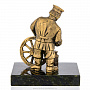 Бронзовая статуэтка "Колёсник", фотография 3. Интернет-магазин ЛАВКА ПОДАРКОВ