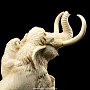 Скульптура "Охота саблезубых тигров на мамонта" на подставке, фотография 2. Интернет-магазин ЛАВКА ПОДАРКОВ