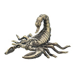 0070372 Скульптура "Скорпион"  бронза 9*8*6,3 см