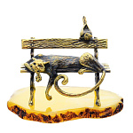 0045793/1565 Сувенир Кот Солнечный день Сувенир (белый)