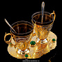 Чайный набор на 2 персоны "Нефрит". Златоуст, фотография 4. Интернет-магазин ЛАВКА ПОДАРКОВ