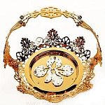 0010283/ЛТ Златоуст Конфетница "Ирис" (в пенале) 