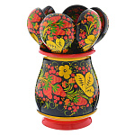 0039735 Хохлома Набор из 7 пр.  "Хозяюшка" (Высшая категория) 6363000007