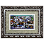 0070213/И/33*40см  Картина "МАСЛЕНИЦА"в раме ПЕРЛАМУТР