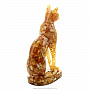 Скульптура из янтаря "Кошка Бастет", фотография 6. Интернет-магазин ЛАВКА ПОДАРКОВ