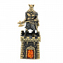Колокольчик с янтарем "Крепость с рыцарем", фотография 4. Интернет-магазин ЛАВКА ПОДАРКОВ