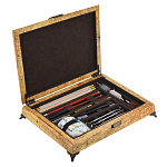 202630 Нат.дерево НАБОР ДЛЯ ЧИСТКИ ОРУЖИЯ калибр 12;7,62 ВЕПРЬ, кр дер,карел береза