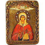 0036002/15*20см Икона подарочная "Св. Анастасия Узорешительница" мор.дуб  в ПУ (RTI-299.m)