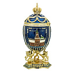 РС-1405BG-11 Традиции ФАБЕРЖЕ ЯЙЦО  пасх. "Виды Москвы" 