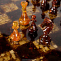 Шахматы в ларце с инкрустацией из янтаря и янтарными фигурами, фотография 10. Интернет-магазин ЛАВКА ПОДАРКОВ