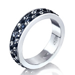 0062459-р16-3,34  Серебро 925 КОЛЬЦО 820721 сваровски размер 16