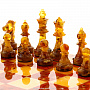 Шахматы янтарные "Дебют", фотография 2. Интернет-магазин ЛАВКА ПОДАРКОВ