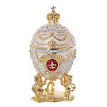 0023759 Традиции ФАБЕРЖЕ Сувенир ЯЙЦО Пасхальное малое (подст.ЛЕВ) Е06-22-02