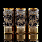  Златоуст СТОПКИ-ГИЛЬЗЫ "Звери" в П/У (медведь,волк,кабан)