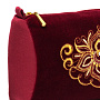 Косметичка "Игра". Бордовая с вышивкой, фотография 3. Интернет-магазин ЛАВКА ПОДАРКОВ
