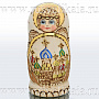 Матрёшка расписная (с выжиганием) "Купола" В ассортименте, фотография 1. Интернет-магазин ЛАВКА ПОДАРКОВ