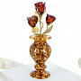 Янтарная композиция "Цветочная ваза. Три бутона", фотография 12. Интернет-магазин ЛАВКА ПОДАРКОВ