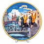 Тарелка сувенирная "Санкт-Петербург. Канал Грибоедова", фотография 3. Интернет-магазин ЛАВКА ПОДАРКОВ