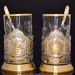 0025335 НАБОР подарочный "ДЕНЬ ПОБЕДЫ":Подстаканники  в ПУ