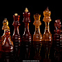 Шахматы деревянные с фигурами из янтаря, фотография 5. Интернет-магазин ЛАВКА ПОДАРКОВ