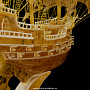 Скульптура из натурального янтаря "Корабль", фотография 6. Интернет-магазин ЛАВКА ПОДАРКОВ