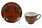24610/чайная пара  Хохлома чайная пара В АССОРТИМЕНТЕ