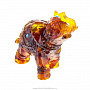 Янтарная статуэтка "Слон", фотография 2. Интернет-магазин ЛАВКА ПОДАРКОВ