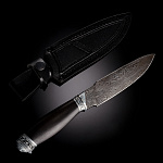 0048233 Оружие сувенирное Нож "Паук" дамаск ХО в П/У