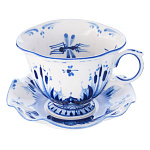 /коб Гжель Чайная пара "Лягушка.Будничная" 8*10см Авт. Алехин С.С.