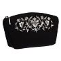 Косметичка "Букет весны". Черная с вышивкой, фотография 6. Интернет-магазин ЛАВКА ПОДАРКОВ