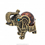 Статуэтка с янтарем "Слон", фотография 5. Интернет-магазин ЛАВКА ПОДАРКОВ