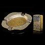 Курительный набор с пепельницей и зажигалкой. Златоуст, фотография 8. Интернет-магазин ЛАВКА ПОДАРКОВ