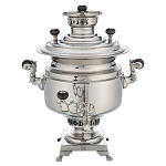 0063370/5л-кастрюлька Самовар жаровой ТЕЙЛЕ латунный, никелированный