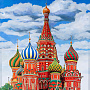 Картина "Храм Василия Блаженного" 60х90 см, фотография 2. Интернет-магазин ЛАВКА ПОДАРКОВ