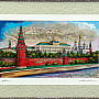 Картина перламутровая "Вид на Большой Кремлевский дворец" 44х34 см, фотография 3. Интернет-магазин ЛАВКА ПОДАРКОВ