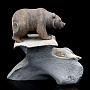 Композиция из кости "Медведь", фотография 4. Интернет-магазин ЛАВКА ПОДАРКОВ