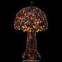 Настольная лампа из янтаря и бронзы. Высота 39 см, фотография 1. Интернет-магазин ЛАВКА ПОДАРКОВ
