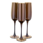   ГХСЗ RNGSН8162 Набор 3 БОКАЛА175мл "ГОРЬКИЙ ШОКОЛАД"  (аллергресс)