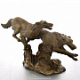 Скульптура "Бегущие борзые", фотография 2. Интернет-магазин ЛАВКА ПОДАРКОВ