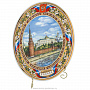 Сувенирная тарелка "Кремль" 33 см, фотография 2. Интернет-магазин ЛАВКА ПОДАРКОВ