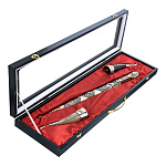 63271/АД Набор сувенирный Кинжал + 2 рога П/У (бирюза)