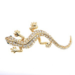 -9118 Традиции ФАБЕРЖЕ  Брошь "ЯЩЕРКА"