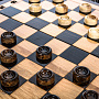 Шахматы-шашки-нарды 3 в 1 "Изобилие" 40х40 см, фотография 13. Интернет-магазин ЛАВКА ПОДАРКОВ