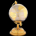 /0714 Златоуст Сувенирный Глобус малый П/У