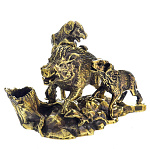 0039204 Микляихское литье Пресс-папье  "ОХОТА НА КАБАНА" ж191