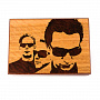 Шкатулка деревянная "Depeche Mode" 20х14 см, фотография 4. Интернет-магазин ЛАВКА ПОДАРКОВ