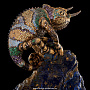 Скульптура из натурального камня «Хамелеон» (серебро 925*), фотография 7. Интернет-магазин ЛАВКА ПОДАРКОВ